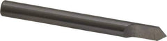 Accupro - 1/4 Inch Diameter, 2-1/2 Inch Overall Length, 3/8 Inch Split Length, Solid Carbide, Conical Point Split End Carbide Blank - Single End, 90° Point - Industrial Tool & Supply