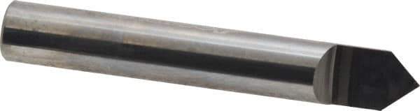 Accupro - 3/8 Inch Diameter, 2-1/2 Inch Overall Length, 1/2 Inch Split Length, Solid Carbide, Conical Point Split End Carbide Blank - Single End, 90° Point - Industrial Tool & Supply