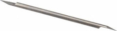 Accupro - 1/8 Inch Diameter, 3 Inch Overall Length, 3/8 Inch Split Length, Solid Carbide, Conical Point Split End Carbide Blank - Single End, 30° Point - Industrial Tool & Supply