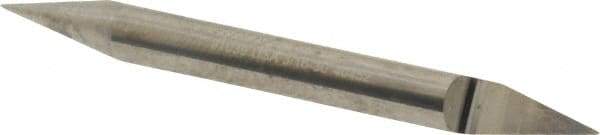 Accupro - 3/16 Inch Diameter, 2 Inch Overall Length, 3/8 Inch Split Length, Solid Carbide, Conical Point Split End Carbide Blank - Single End, 30° Point - Industrial Tool & Supply