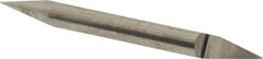 Accupro - 3/16 Inch Diameter, 2 Inch Overall Length, 3/8 Inch Split Length, Solid Carbide, Conical Point Split End Carbide Blank - Single End, 30° Point - Industrial Tool & Supply