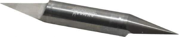 Accupro - 1/2 Inch Diameter, 4 Inch Overall Length, 5/8 Inch Split Length, Solid Carbide, Conical Point Split End Carbide Blank - Single End, 30° Point - Industrial Tool & Supply