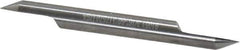Accupro - 3/16 Inch Diameter, 2 Inch Overall Length, 3/8 Inch Split Length, Solid Carbide, Conical Point Split End Carbide Blank - Single End, 60° Point - Industrial Tool & Supply