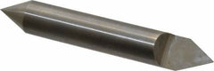 Accupro - 3/8 Inch Diameter, 2-1/2 Inch Overall Length, 1/2 Inch Split Length, Solid Carbide, Conical Point Split End Carbide Blank - Single End, 60° Point - Industrial Tool & Supply