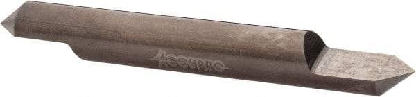Accupro - 5/16 Inch Diameter, 2-1/2 Inch Overall Length, 1/2 Inch Split Length, Solid Carbide, Conical Point Split End Carbide Blank - Single End, 90° Point - Industrial Tool & Supply