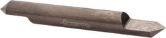 Accupro - 5/16 Inch Diameter, 2-1/2 Inch Overall Length, 1/2 Inch Split Length, Solid Carbide, Conical Point Split End Carbide Blank - Single End, 90° Point - Industrial Tool & Supply