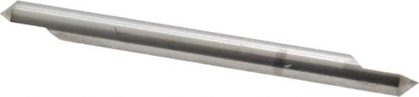Accupro - 5/16 Inch Diameter, 4 Inch Overall Length, 1/2 Inch Split Length, Solid Carbide, Conical Point Split End Carbide Blank - Single End, 90° Point - Industrial Tool & Supply