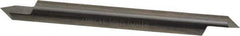 Accupro - 3/8 Inch Diameter, 4 Inch Overall Length, 1/2 Inch Split Length, Solid Carbide, Conical Point Split End Carbide Blank - Single End, 90° Point - Industrial Tool & Supply