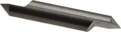 Accupro - 1/2 Inch Diameter, 3 Inch Overall Length, 5/8 Inch Split Length, Solid Carbide, Conical Point Split End Carbide Blank - Single End, 90° Point - Industrial Tool & Supply