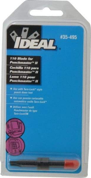 Ideal - Termination Tool Replacement Blade - For Use with 110 Terminal Blocks - Industrial Tool & Supply