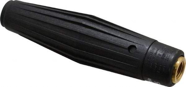 Dirt Killer - 2,900 psi Rotating, Brass, Plastic & Steel, High Low Pressure Washer Nozzle - 5.5mm Orifice Diam, 1/4" Thread, NPT, Blue - Industrial Tool & Supply