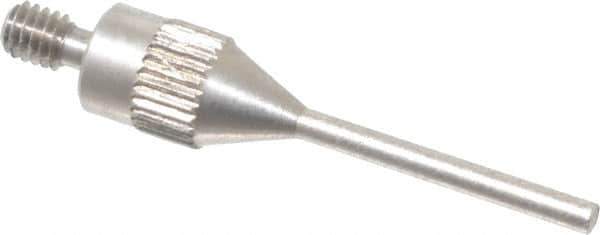 Made in USA - 1" OAL, Black Oxide Stainless Steel Caliper Depth Attachment - 1 Piece, For Use with 6, 12, 18" Calipers - Industrial Tool & Supply