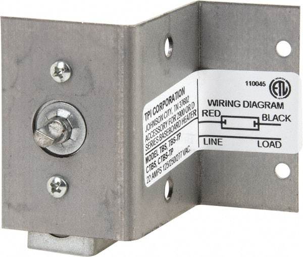 TPI - Single Pole Baseboard Heating Thermostat - For Use with Markel Electric Baseboard Heater 24 - Industrial Tool & Supply