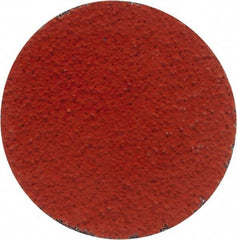 3M - 2" Disc Diam, 50 Grit, Ceramic Quick Change Disc - Type R Attaching System, Coated, Orange, Coarse Grade, 25,000 RPM, 777F Series - Industrial Tool & Supply