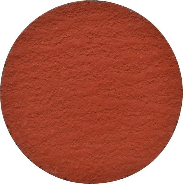 3M - 3" Disc Diam, 50 Grit, Ceramic Quick Change Disc - Type R Attaching System, Coated, Orange, Coarse Grade, 20,000 RPM, 777F Series - Industrial Tool & Supply