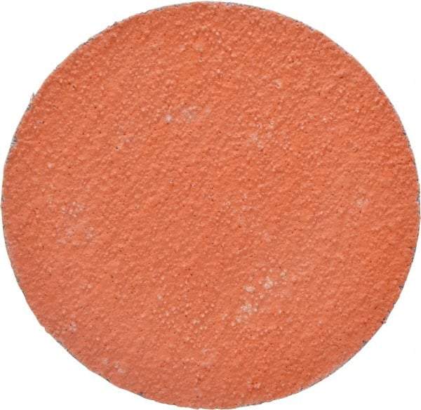 3M - 3" Disc Diam, 60 Grit, Ceramic Quick Change Disc - Type R Attaching System, Coated, Orange, Medium Grade, 20,000 RPM, 777F Series - Industrial Tool & Supply