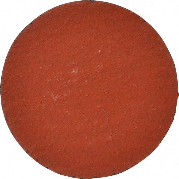 3M - 2" Disc Diam, 80 Grit, Ceramic Quick Change Disc - Type R Attaching System, Coated, Orange, Medium Grade, 25,000 RPM, 777F Series - Industrial Tool & Supply