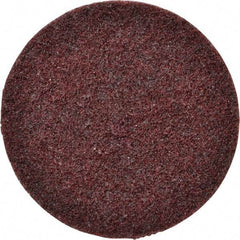 3M - 4" Disc Diam, Aluminum Oxide Quick Change Disc - Type R Attaching System, Nonwoven, Maroon, Medium Grade, 12,000 RPM - Industrial Tool & Supply