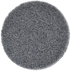 3M - 2" Disc Diam, Silicon Carbide Quick Change Disc - Type R Attaching System, Nonwoven, Gray, Fine Grade, 22,100 RPM - Industrial Tool & Supply
