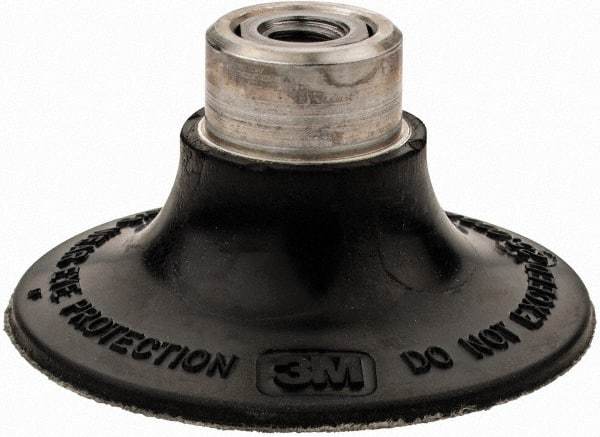 3M - 2" Diam Quick-Change Type R Disc Backing Pad - Medium Density, 25,000 RPM, Roloc TR Compatible - Industrial Tool & Supply