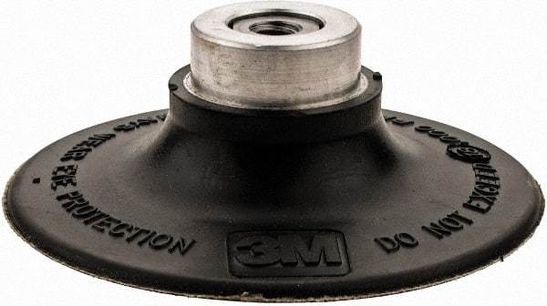 3M - 3" Diam Quick-Change Type R Disc Backing Pad - Medium Density, 18,000 RPM, Roloc TR Compatible - Industrial Tool & Supply