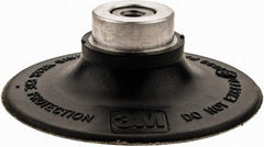 3M - 3" Diam Quick-Change Type R Disc Backing Pad - Medium Density, 18,000 RPM, Roloc TR Compatible - Industrial Tool & Supply
