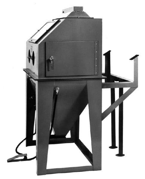 Econoline - 52" Wide x 94" High x 90" Deep Sandblasting Cabinet - Working Dimensions 48" Wide x 40" High x 48" Deep - Industrial Tool & Supply