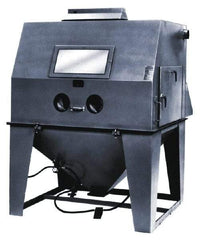 Econoline - 65" Wide x 92" High x 86" Deep Sandblasting Cabinet - Working Dimensions 60" Wide x 40" High x 48" Deep - Industrial Tool & Supply