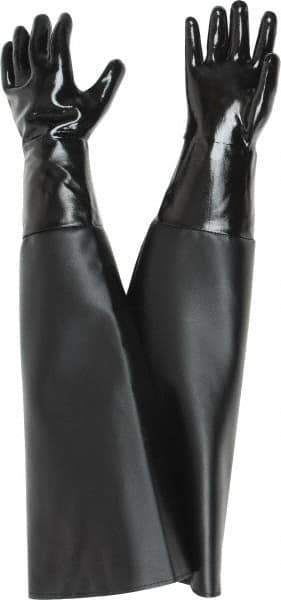 Made in USA - Size L (7) Neoprene Sand Blasting Work Gloves - For General Purpose, Uncoated, Paired - Industrial Tool & Supply