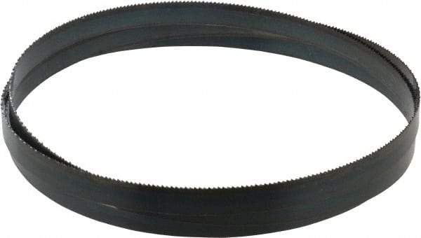 Starrett - 14 TPI, 5' 5" Long x 1/2" Wide x 0.025" Thick, Welded Band Saw Blade - Carbon Steel, Toothed Edge, Raker Tooth Set, Flexible Back, Contour Cutting - Industrial Tool & Supply