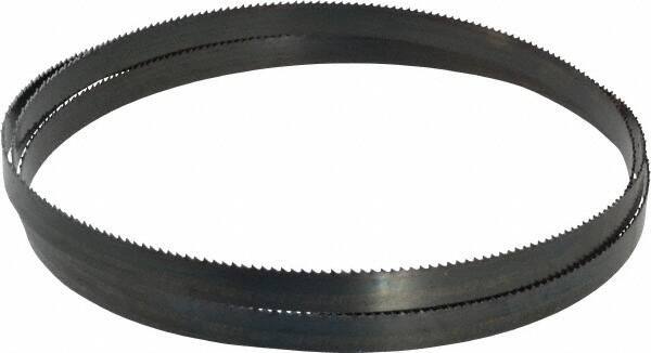 Starrett - 10 TPI, 5' 8" Long x 1/2" Wide x 0.025" Thick, Welded Band Saw Blade - Carbon Steel, Toothed Edge, Raker Tooth Set, Flexible Back, Contour Cutting - Industrial Tool & Supply