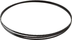 Starrett - 6 TPI, 6' 8" Long x 1/4" Wide x 0.025" Thick, Welded Band Saw Blade - Carbon Steel, Toothed Edge, Raker Tooth Set, Flexible Back, Contour Cutting - Industrial Tool & Supply