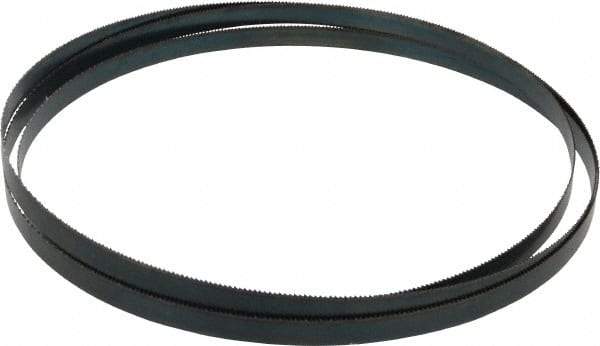 Starrett - 14 TPI, 7' 9" Long x 1/2" Wide x 0.025" Thick, Welded Band Saw Blade - Carbon Steel, Toothed Edge, Raker Tooth Set, Flexible Back, Contour Cutting - Industrial Tool & Supply