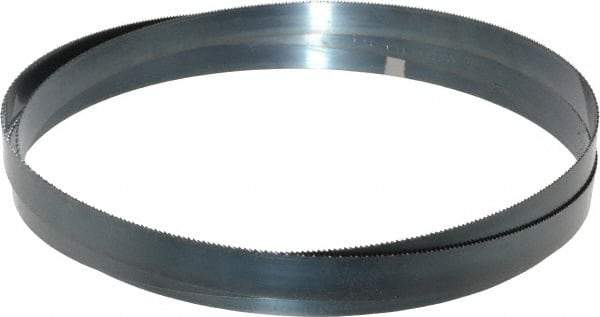 Starrett - 14 TPI, 7' 9" Long x 3/4" Wide x 0.032" Thick, Welded Band Saw Blade - Carbon Steel, Toothed Edge, Raker Tooth Set, Flexible Back, Contour Cutting - Industrial Tool & Supply