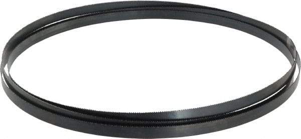 Starrett - 14 TPI, 9' 6" Long x 1/2" Wide x 0.025" Thick, Welded Band Saw Blade - Carbon Steel, Toothed Edge, Raker Tooth Set, Flexible Back, Contour Cutting - Industrial Tool & Supply