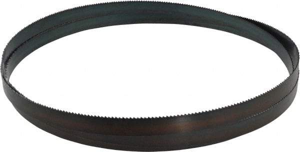Starrett - 8 TPI, 10' Long x 3/4" Wide x 0.032" Thick, Welded Band Saw Blade - Carbon Steel, Toothed Edge, Raker Tooth Set, Flexible Back, Contour Cutting - Industrial Tool & Supply