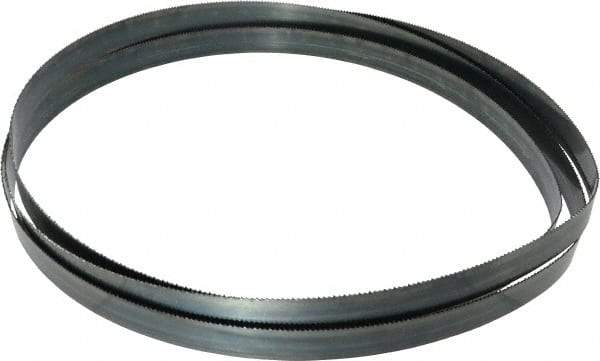 Starrett - 10 TPI, 10' 10-1/2" Long x 1" Wide x 0.035" Thick, Welded Band Saw Blade - Carbon Steel, Toothed Edge, Raker Tooth Set, Flexible Back, Contour Cutting - Industrial Tool & Supply