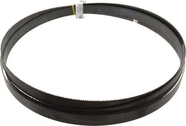 Starrett - 8/S TPI, 11' 6" Long x 1" Wide x 0.035" Thick, Welded Band Saw Blade - Carbon Steel, Toothed Edge, Raker Tooth Set, Flexible Back, Contour Cutting - Industrial Tool & Supply