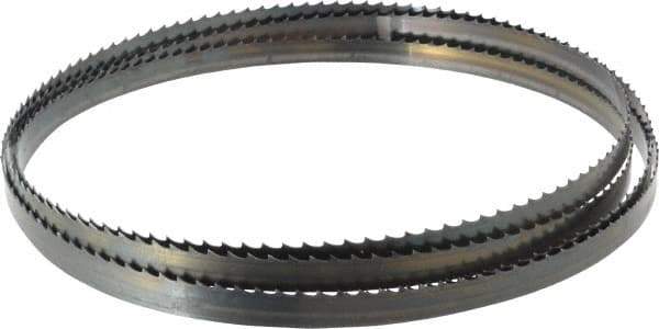 Starrett - 4 TPI, 11' 9" Long x 1/2" Wide x 0.025" Thick, Welded Band Saw Blade - Carbon Steel, Toothed Edge, Raker Tooth Set, Flexible Back, Contour Cutting - Industrial Tool & Supply