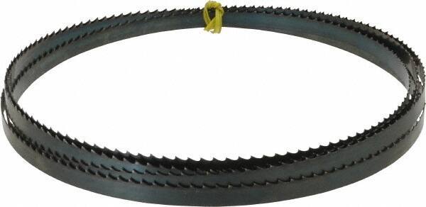Starrett - 4 TPI, 12' 6" Long x 1/2" Wide x 0.025" Thick, Welded Band Saw Blade - Carbon Steel, Toothed Edge, Raker Tooth Set, Flexible Back, Contour Cutting - Industrial Tool & Supply