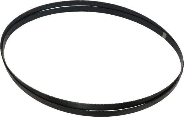 Starrett - 10/S TPI, 12' 6" Long x 3/4" Wide x 0.032" Thick, Welded Band Saw Blade - Carbon Steel, Toothed Edge, Raker Tooth Set, Flexible Back, Contour Cutting - Industrial Tool & Supply