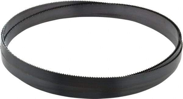 Starrett - 8/S TPI, 14' 8" Long x 3/4" Wide x 0.032" Thick, Welded Band Saw Blade - Carbon Steel, Toothed Edge, Raker Tooth Set, Flexible Back, Contour Cutting - Industrial Tool & Supply