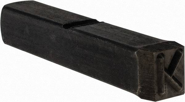 Made in USA - Letter K Machine Made Individual Steel Stamp - 3/8" Character - Industrial Tool & Supply