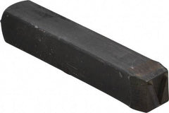 Made in USA - Letter V Machine Made Individual Steel Stamp - 3/8" Character - Industrial Tool & Supply