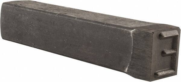 Made in USA - Letter E Machine Made Individual Steel Stamp - 1/2" Character - Industrial Tool & Supply