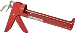 Hyde Tools - 10.3 oz Half Barrel Manual Caulk/Adhesive Applicator - Use with 9" Cartridges - Industrial Tool & Supply