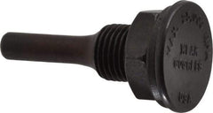 Weiler - 1/2" Arbor Hole to 1/4" Shank Diam Drive Arbor - For 3" Small Diam Wheel Brushes - Industrial Tool & Supply