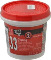 DAP - 8 oz Glazing Compound - White - Industrial Tool & Supply