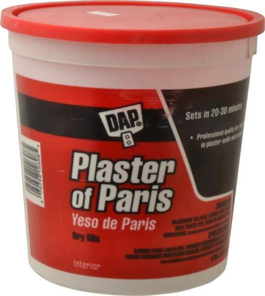 DAP - 4 Lb Drywall/Plaster Repair - White, Plaster of Paris - Industrial Tool & Supply
