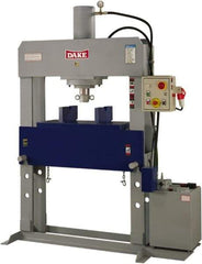 Dake - 70 Ton Electric Shop Press - 19" Stroke - Industrial Tool & Supply